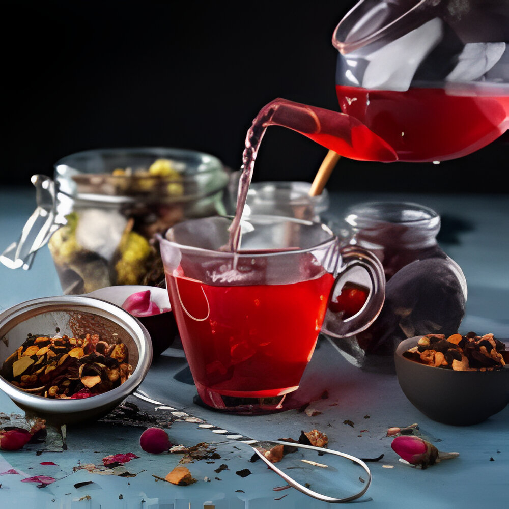Berry Hibiscus Iced Tea